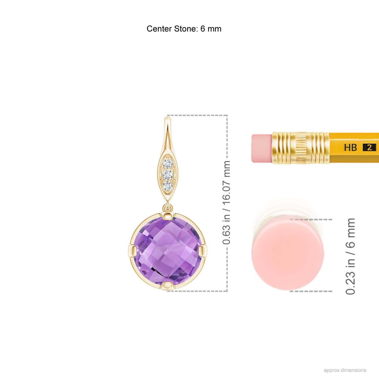 A - Amethyst / 1.41 CT / 14 KT Yellow Gold