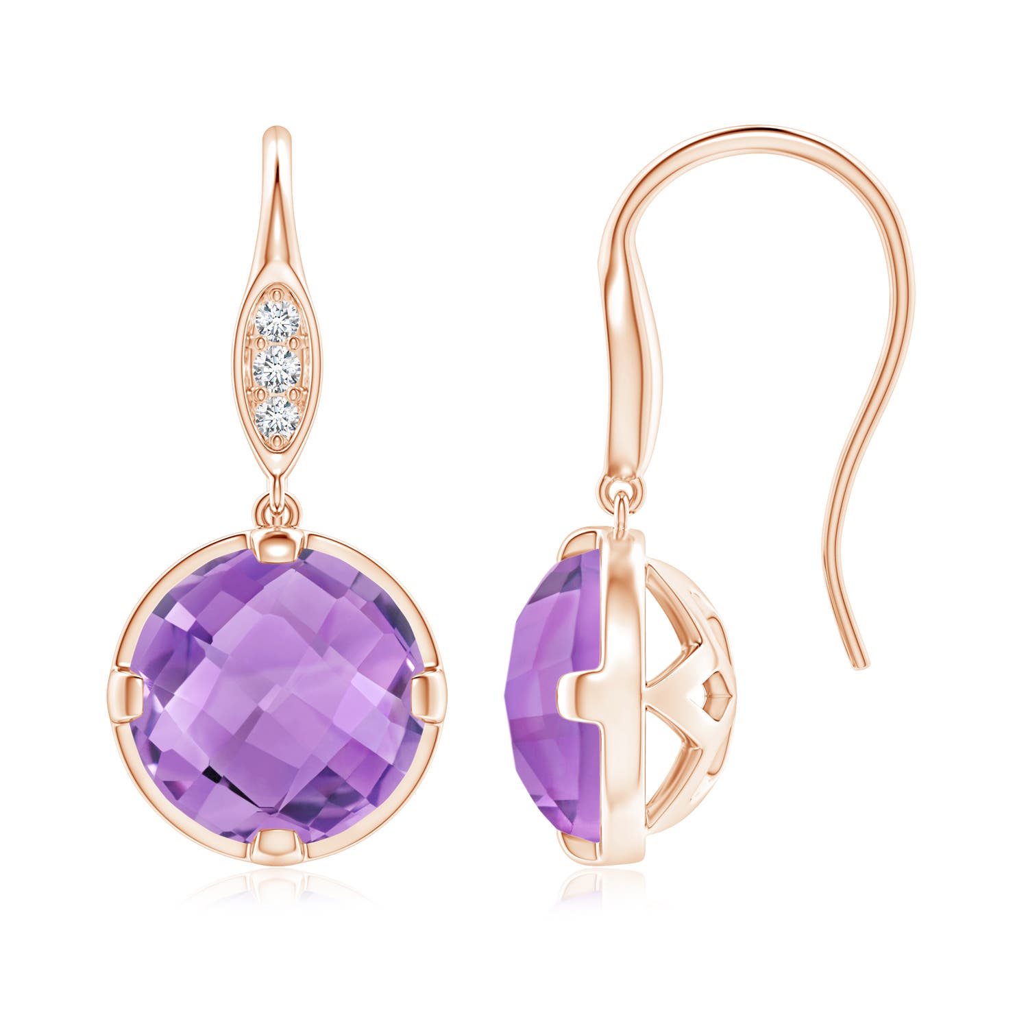 A - Amethyst / 3.73 CT / 14 KT Rose Gold