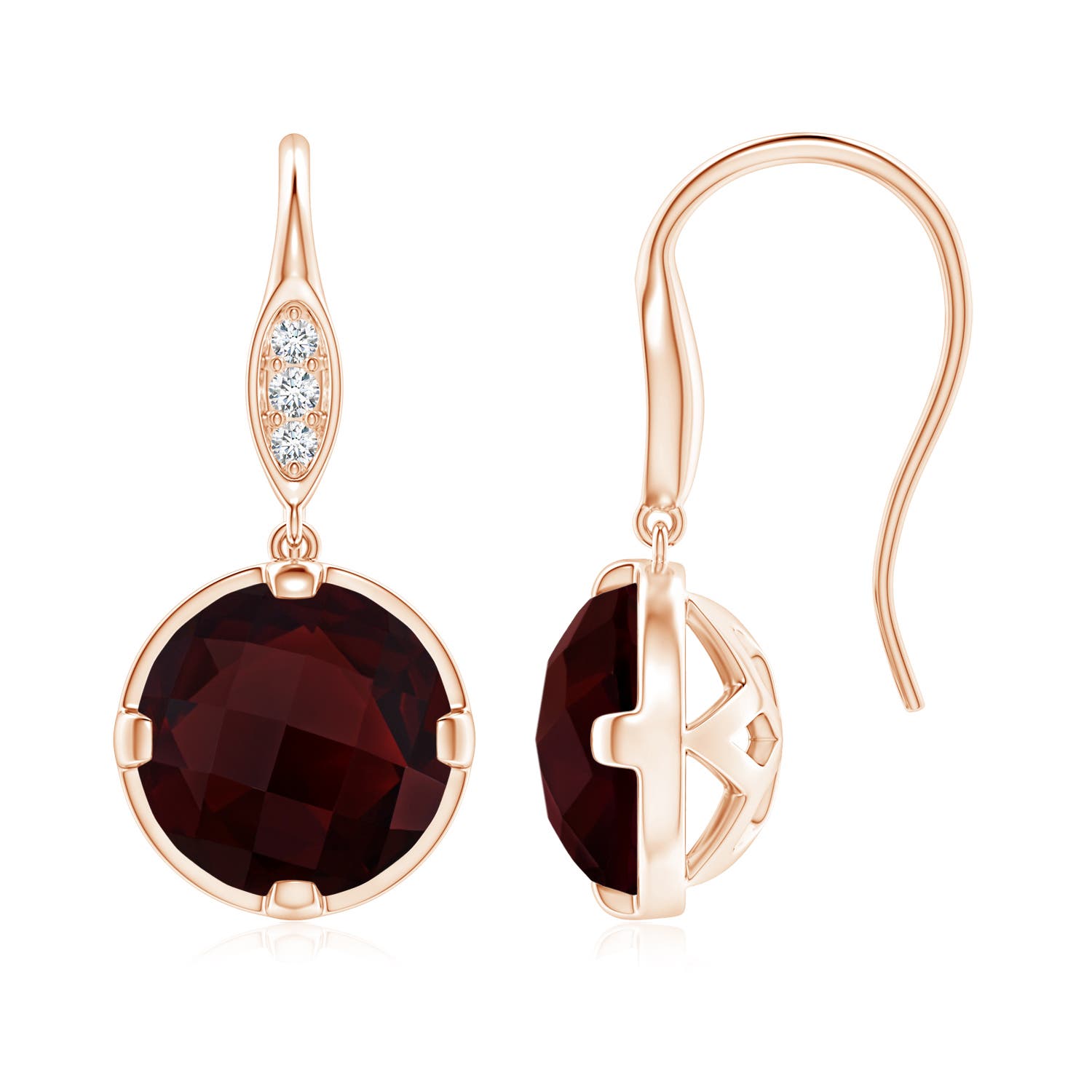 A - Garnet / 4.83 CT / 14 KT Rose Gold