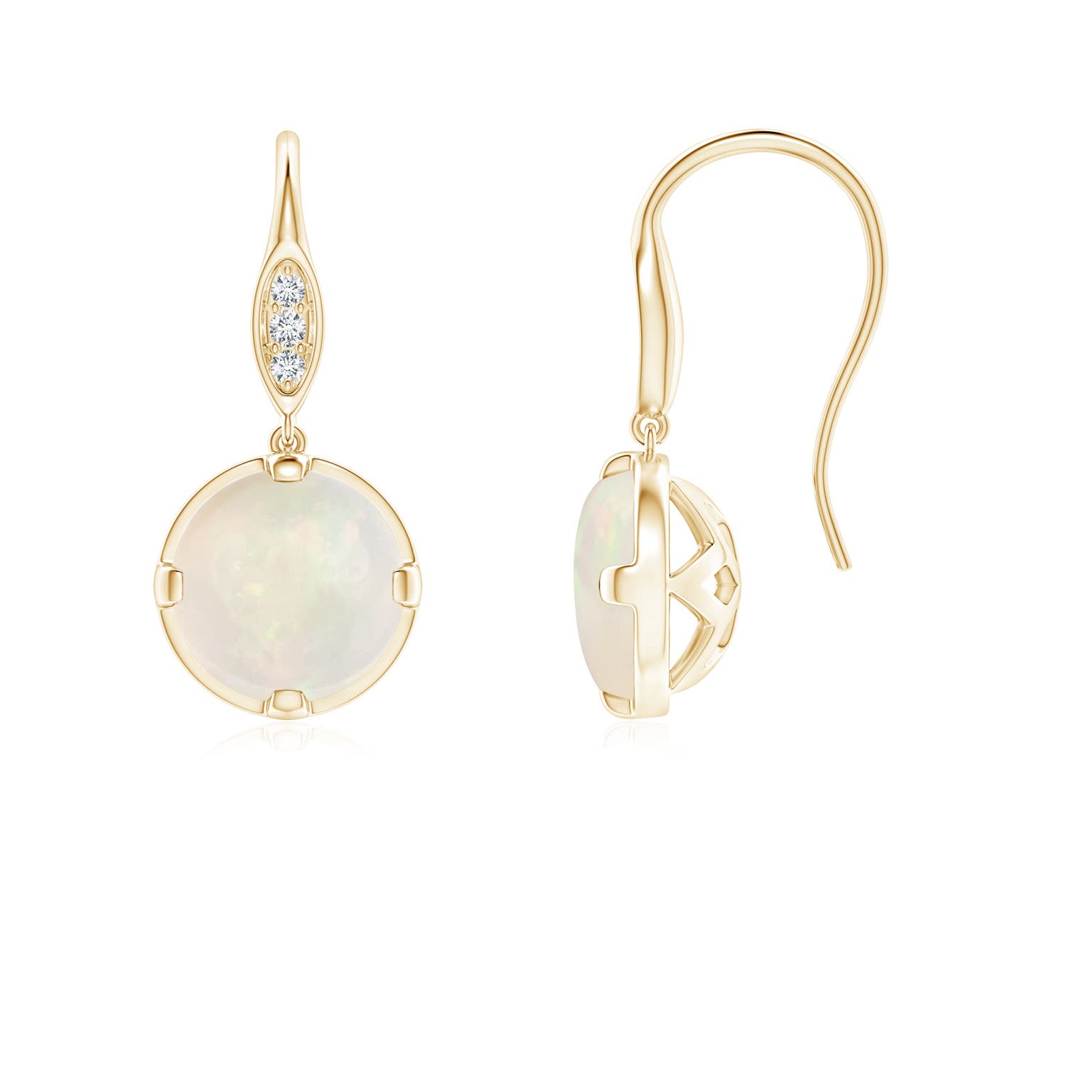 A - Opal / 1.01 CT / 14 KT Yellow Gold