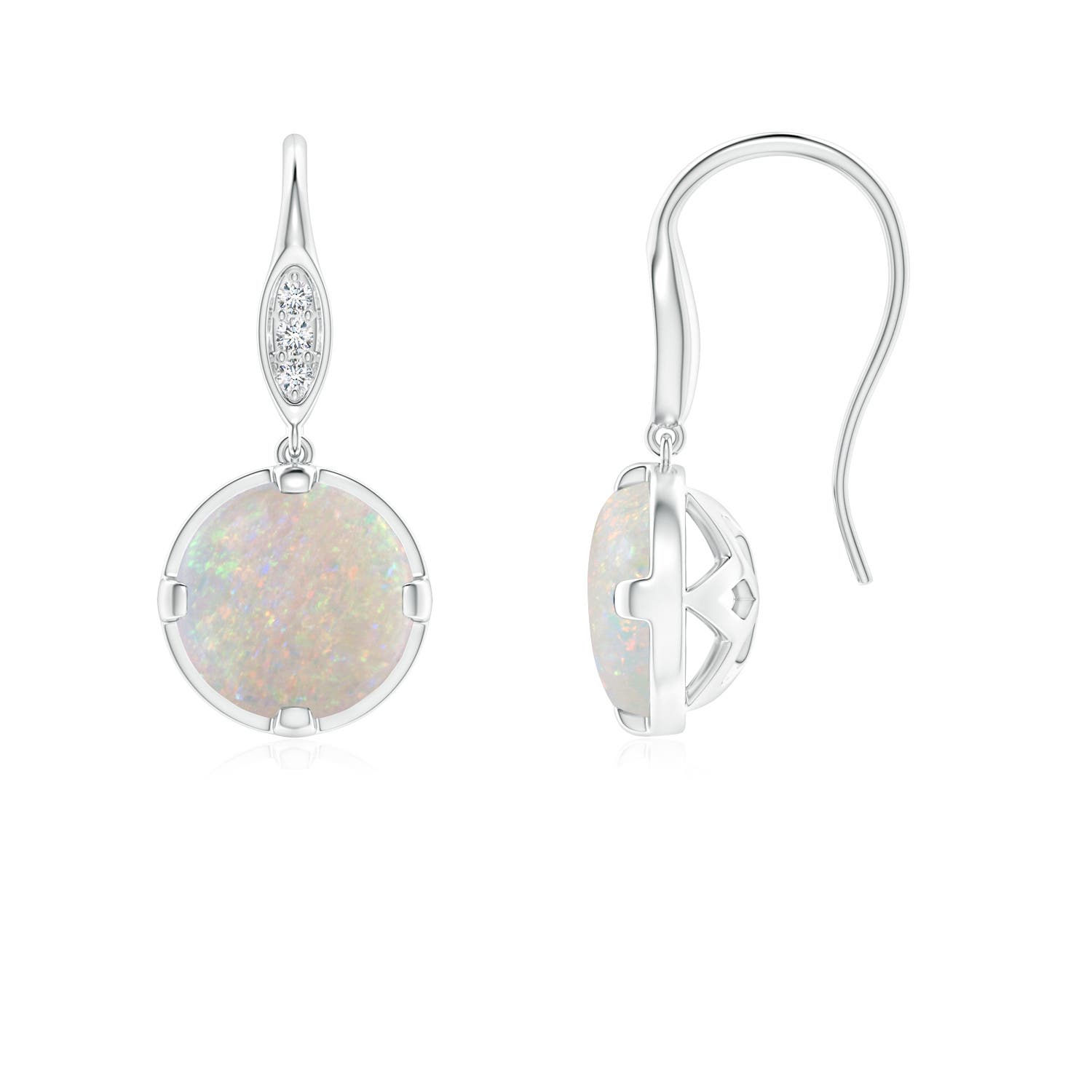 AA - Opal / 1.01 CT / 14 KT White Gold