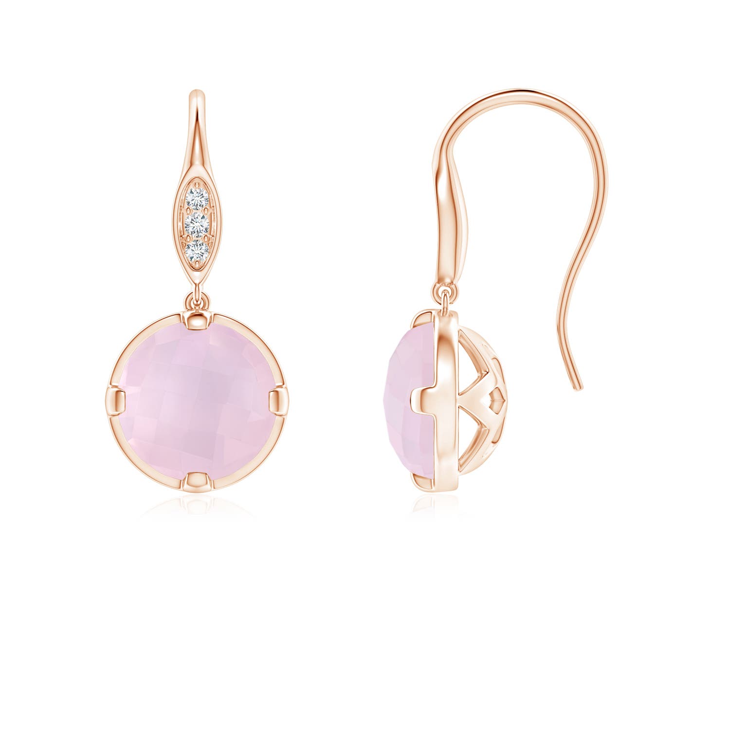 AA - Rose Quartz / 1.31 CT / 14 KT Rose Gold