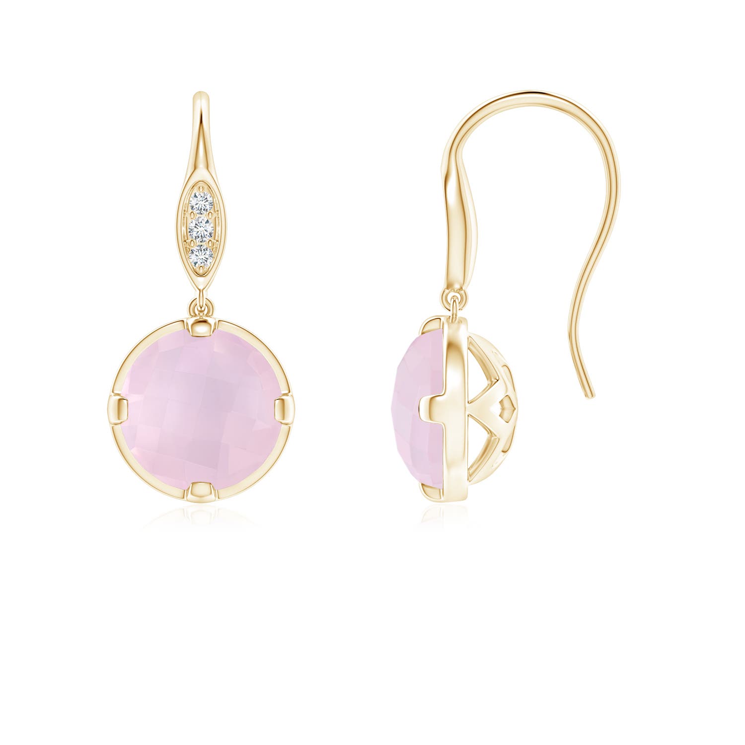 AA - Rose Quartz / 1.31 CT / 14 KT Yellow Gold