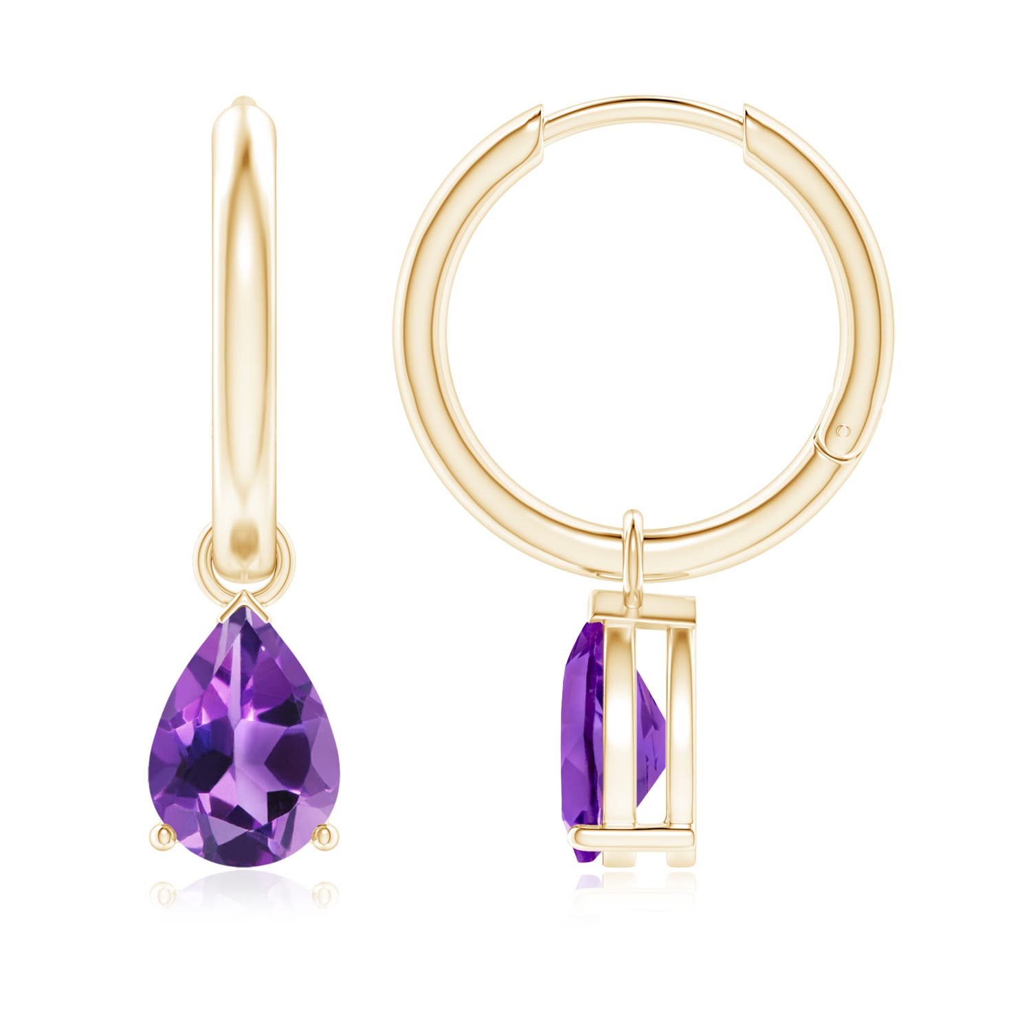 AAA - Amethyst / 2 CT / 14 KT Yellow Gold