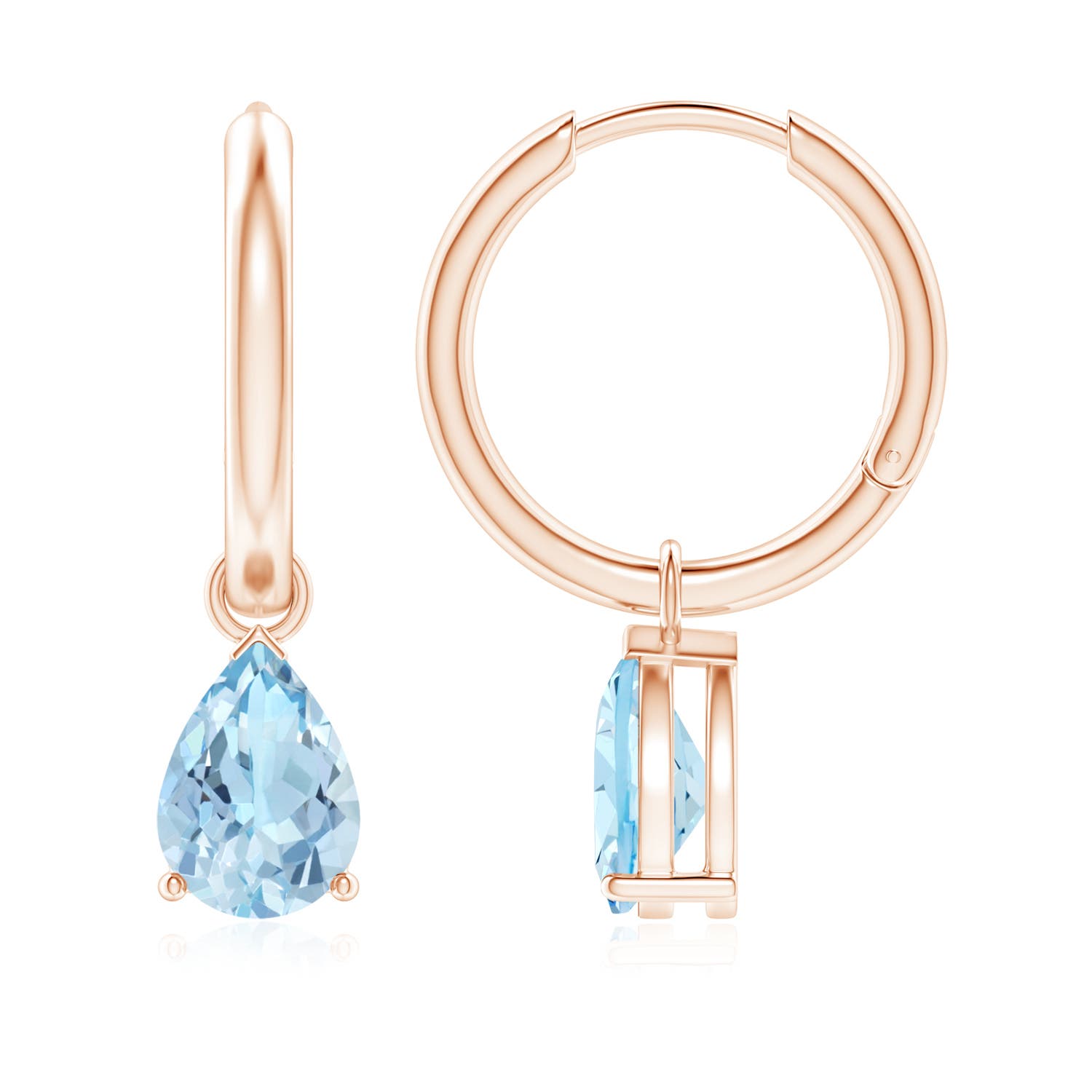 AAA - Aquamarine / 1.7 CT / 14 KT Rose Gold