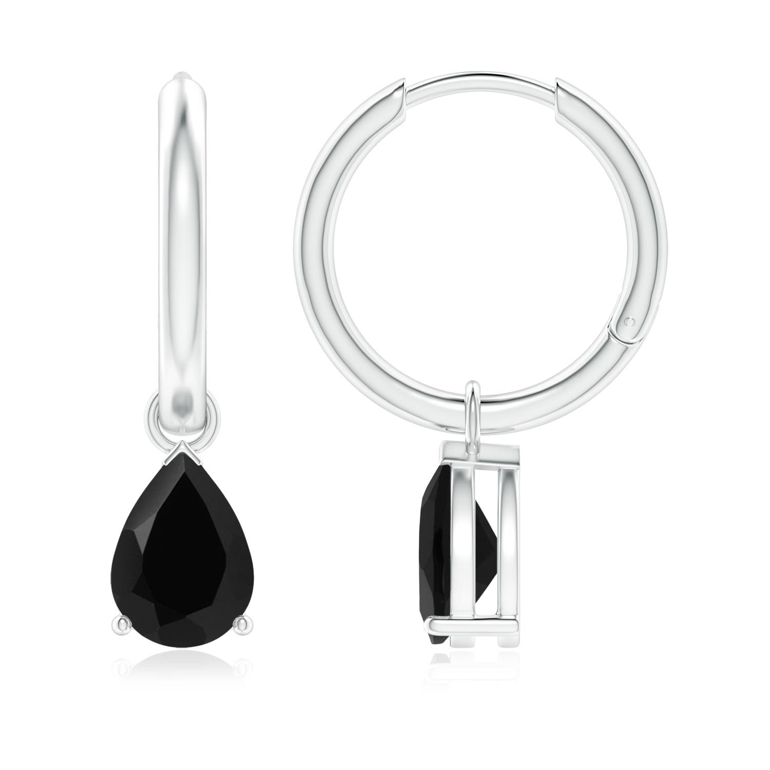 AAA - Black Onyx / 2.1 CT / 14 KT White Gold