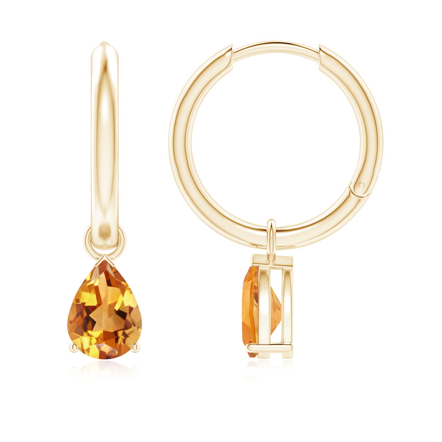 AA - Citrine / 1.2 CT / 14 KT Yellow Gold