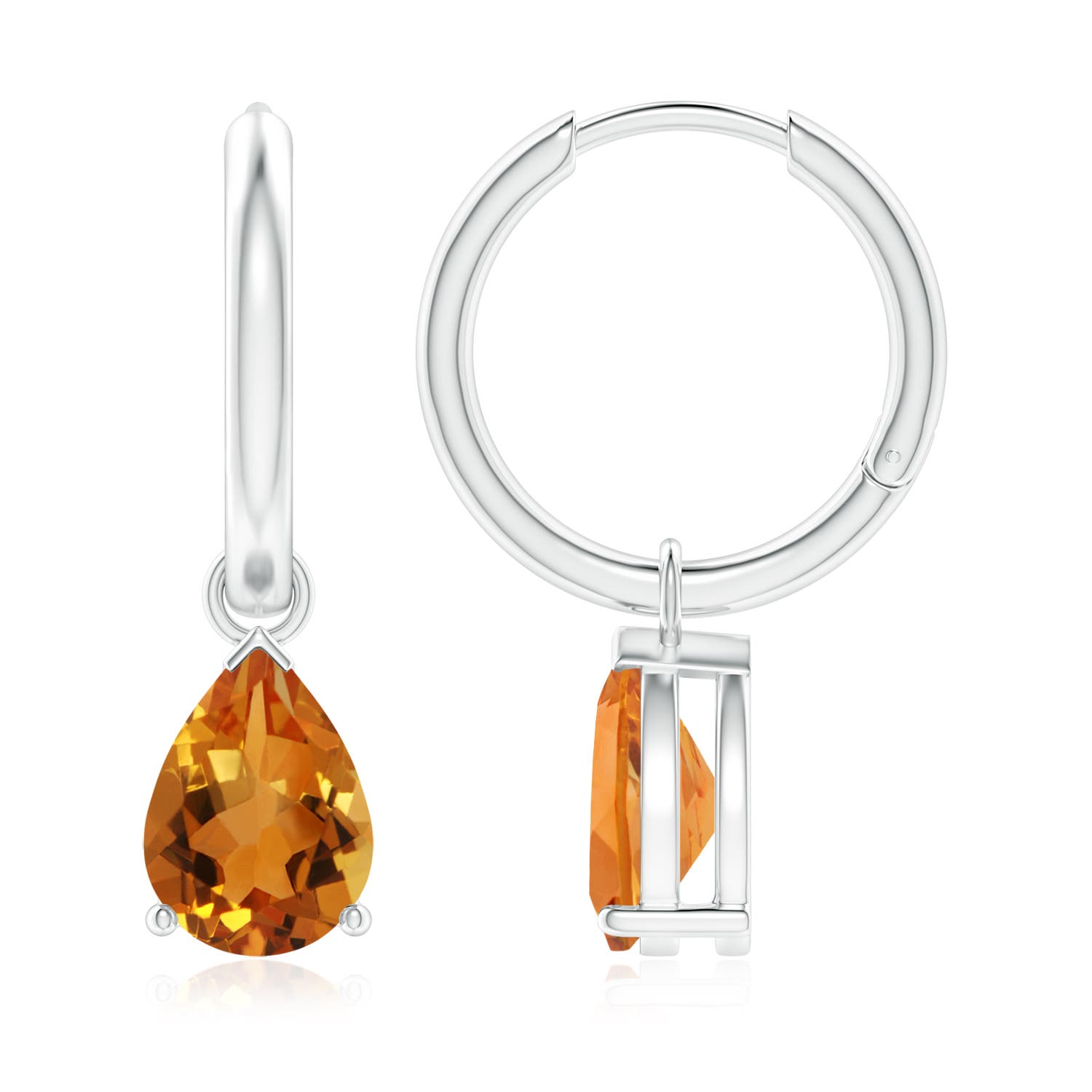 AAA - Citrine / 2.4 CT / 14 KT White Gold