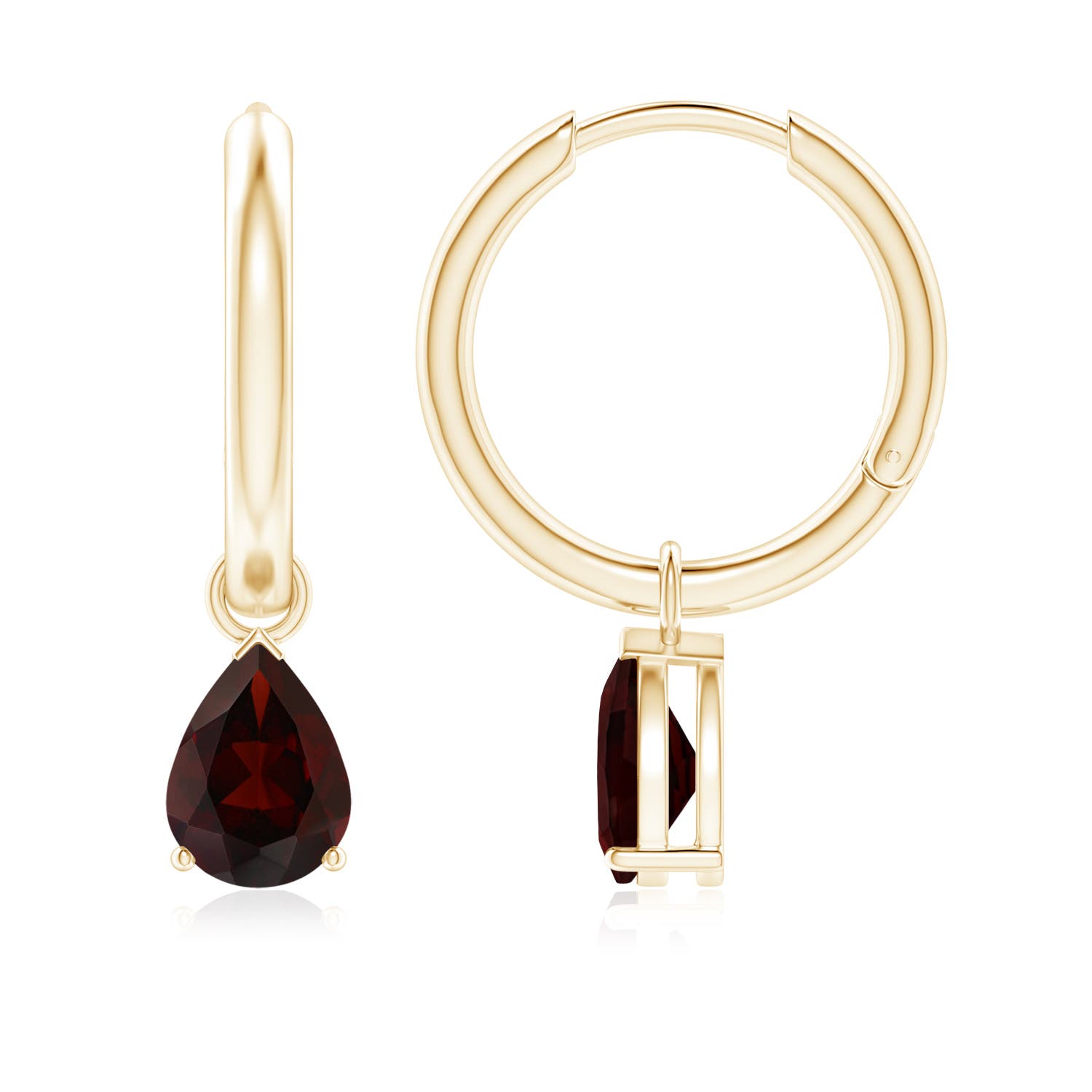 A - Garnet / 1.7 CT / 14 KT Yellow Gold