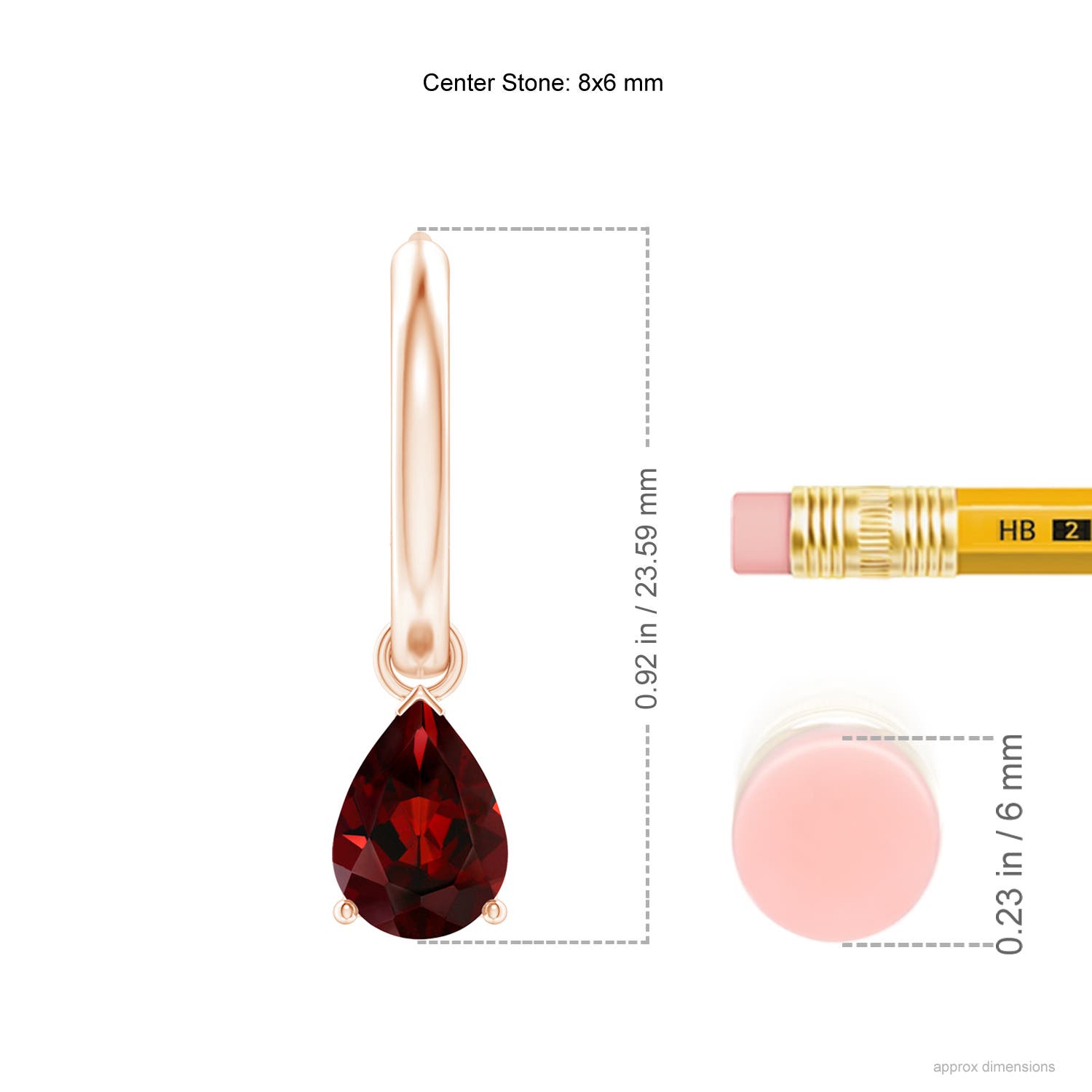 AAA - Garnet / 2.6 CT / 14 KT Rose Gold