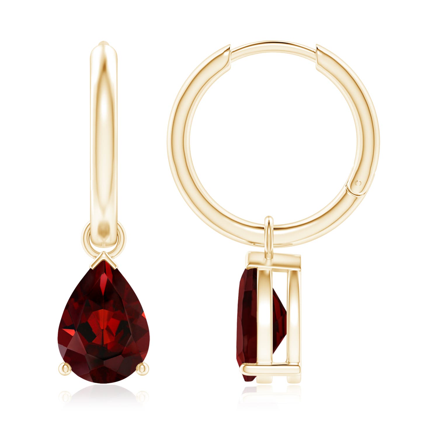 AAA - Garnet / 3 CT / 14 KT Yellow Gold