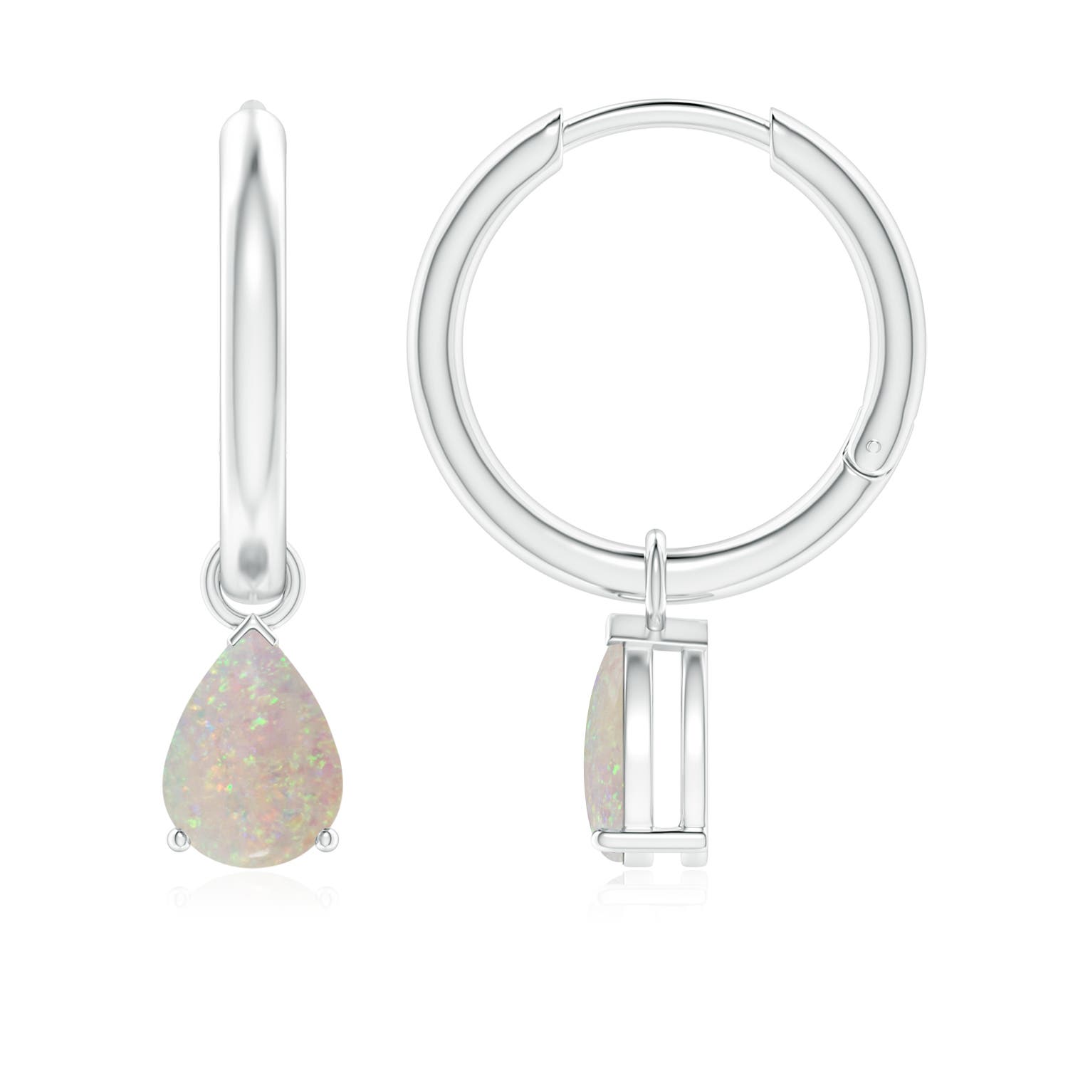 AA - Opal / 0.84 CT / 14 KT White Gold