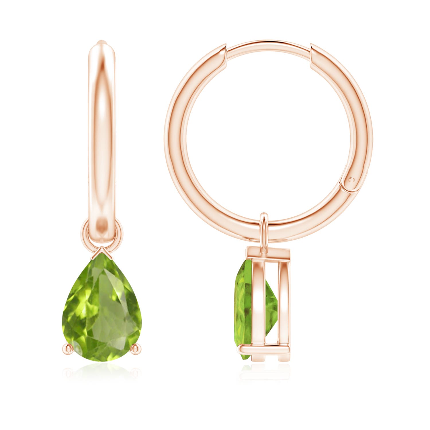 AA - Peridot / 2.2 CT / 14 KT Rose Gold