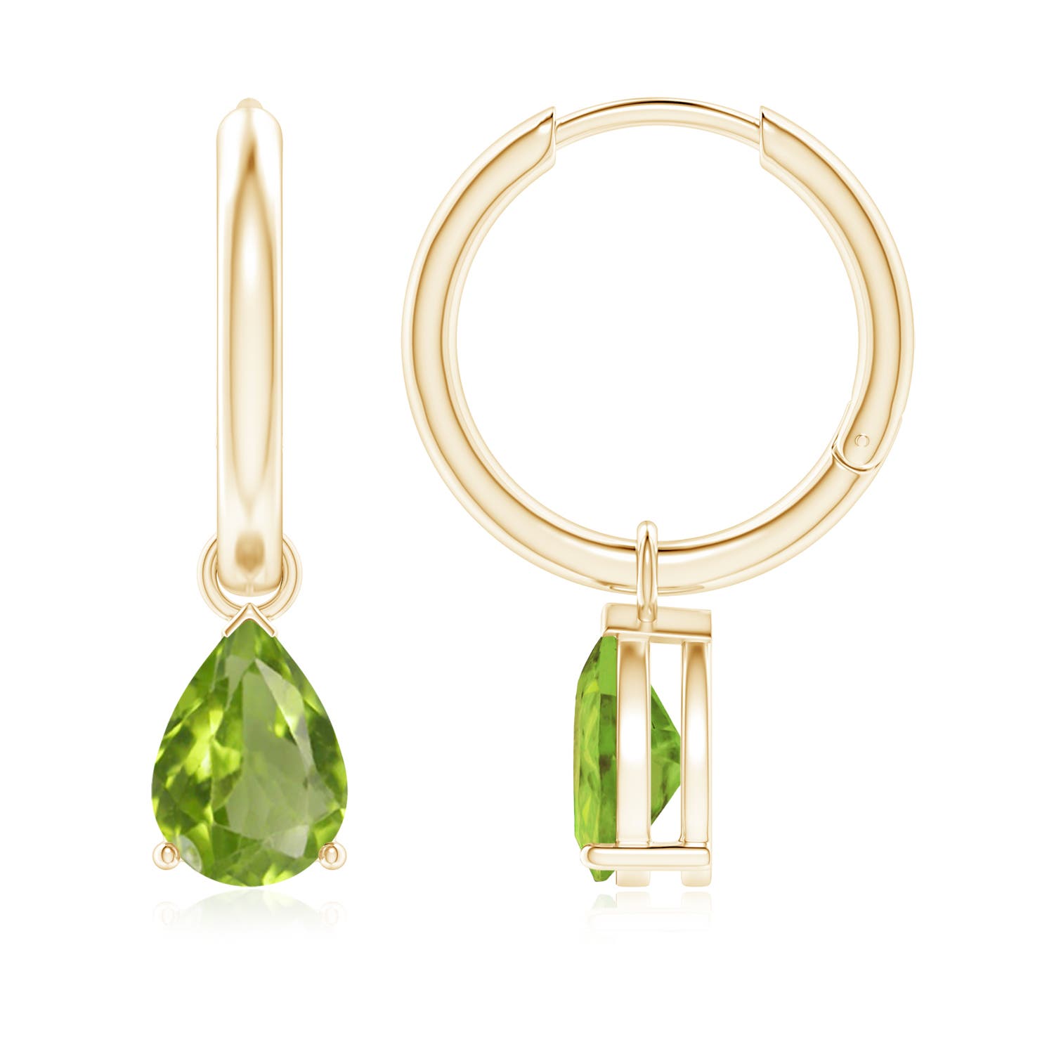 AA - Peridot / 2.2 CT / 14 KT Yellow Gold