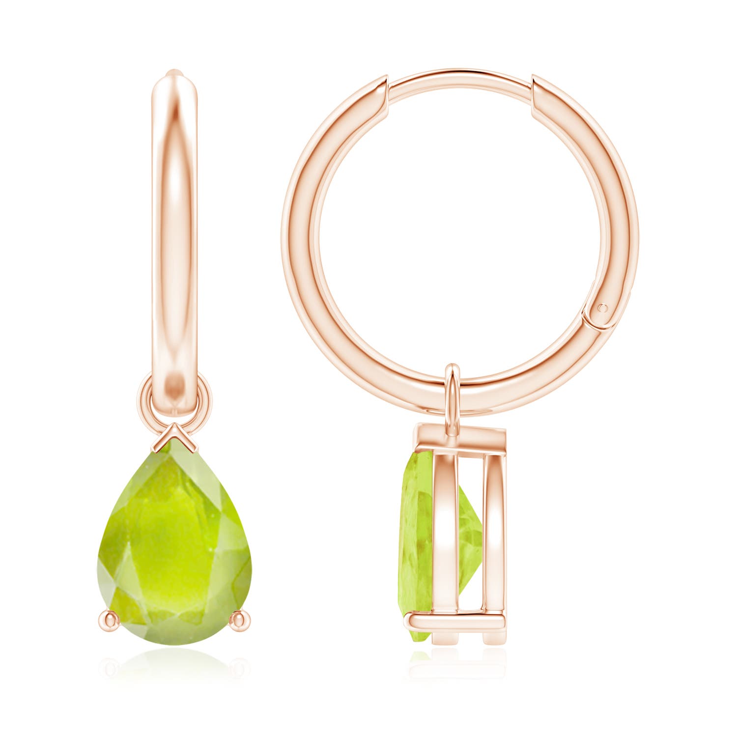 A - Peridot / 2.6 CT / 14 KT Rose Gold