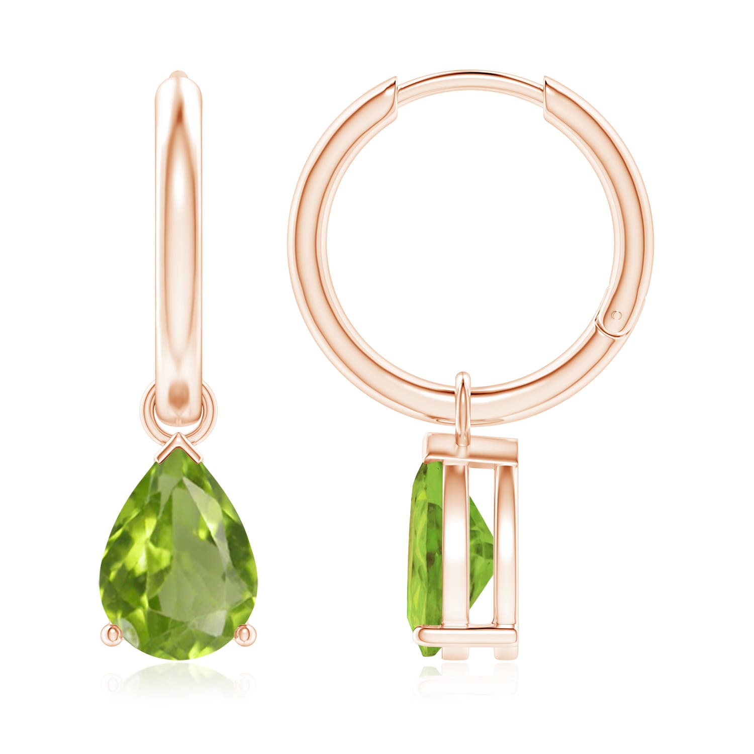 AA - Peridot / 2.6 CT / 14 KT Rose Gold