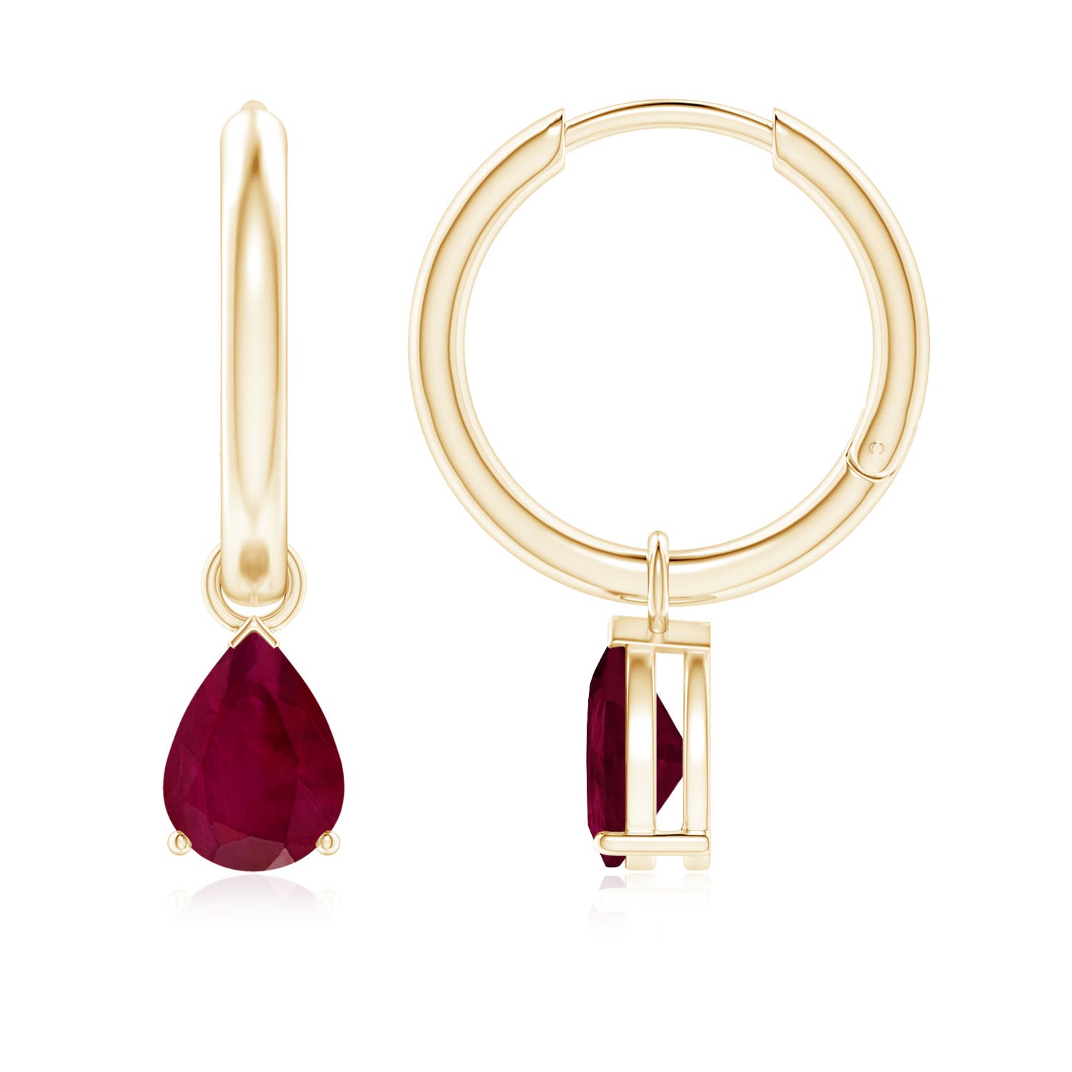 A - Ruby / 1.6 CT / 14 KT Yellow Gold