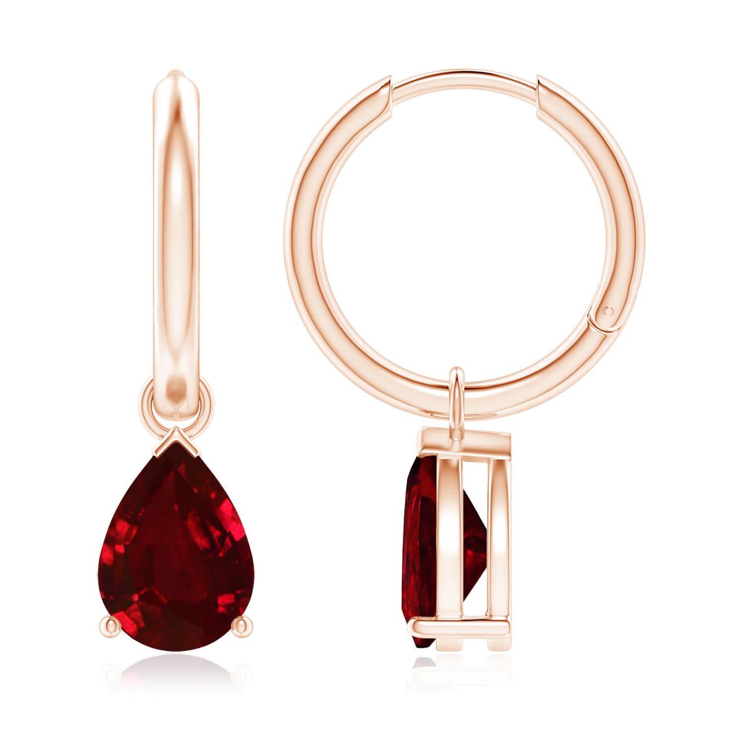 AAAA - Ruby / 3.4 CT / 14 KT Rose Gold