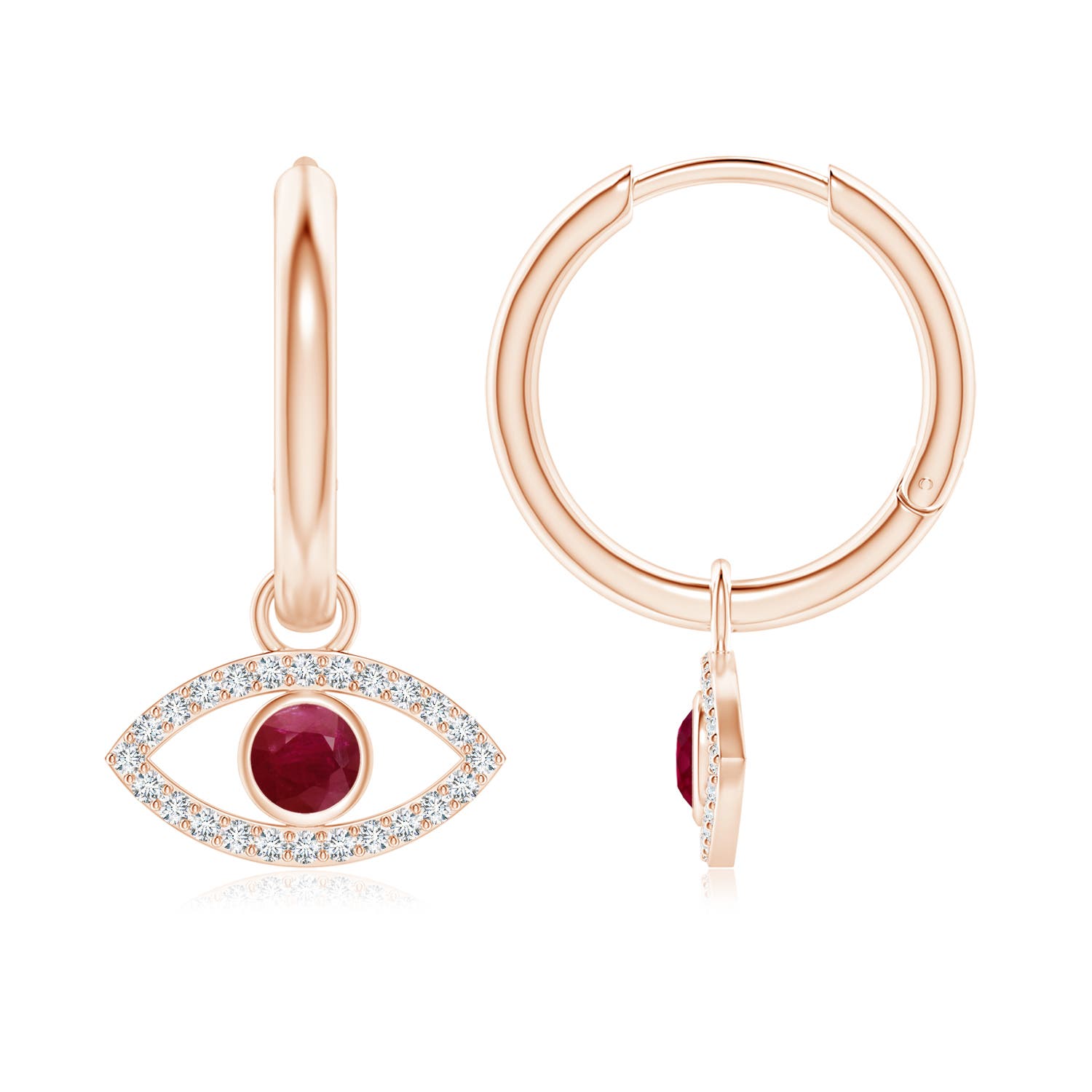 A - Ruby / 0.7 CT / 14 KT Rose Gold