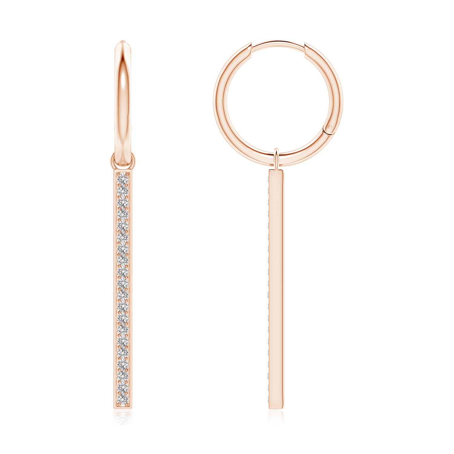 I-J, I1-I2 / 0.4 CT / 14 KT Rose Gold