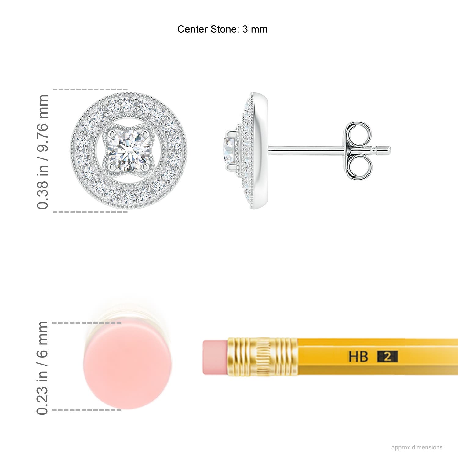 F-G, VS / 0.43 CT / 14 KT White Gold