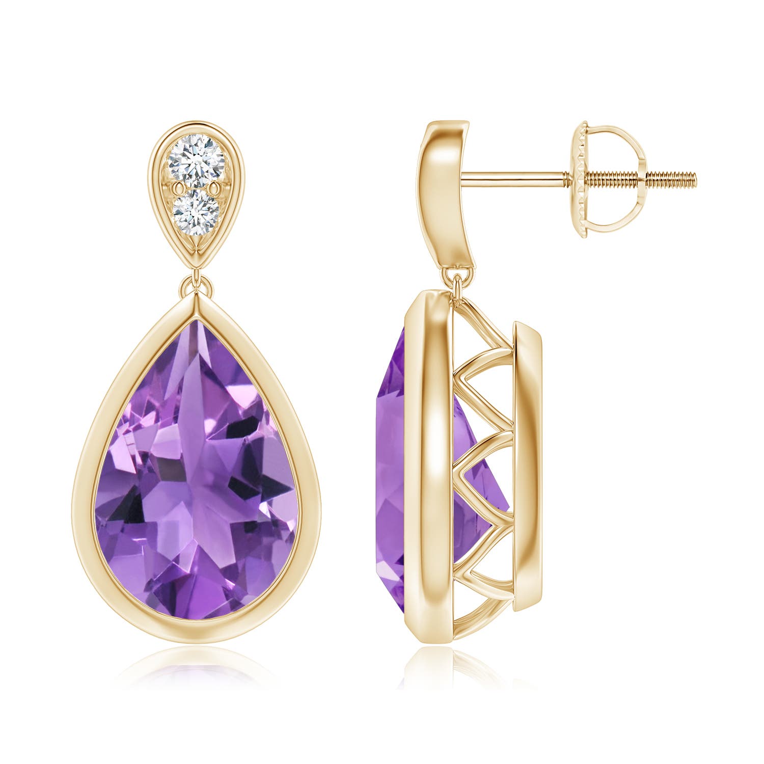 AA - Amethyst / 5.31 CT / 14 KT Yellow Gold