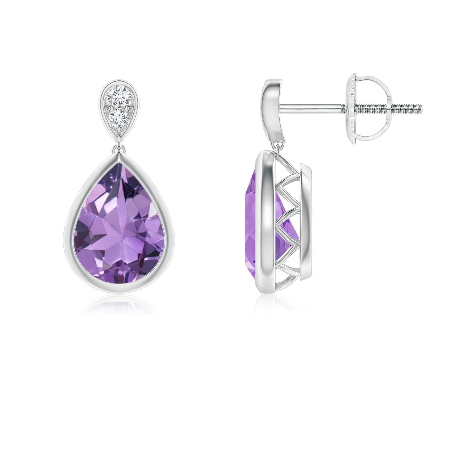 A - Amethyst / 2.04 CT / 14 KT White Gold