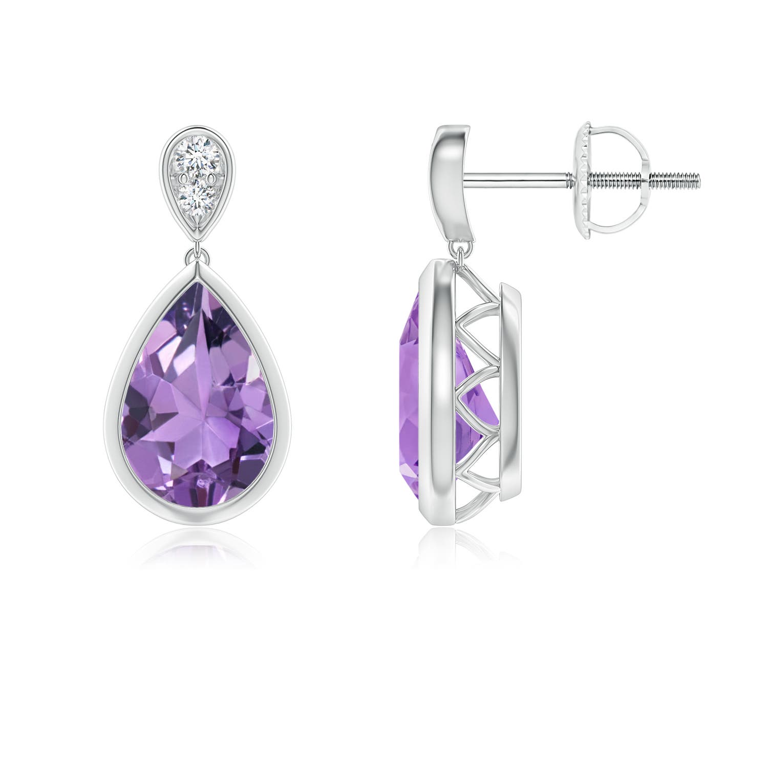 A - Amethyst / 2.17 CT / 14 KT White Gold