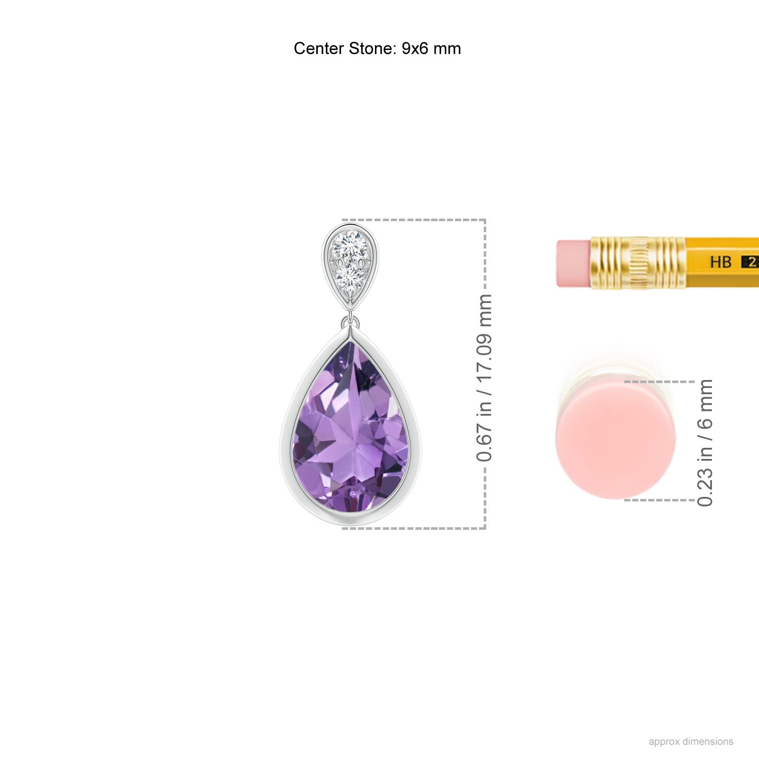 A - Amethyst / 2.17 CT / 14 KT White Gold