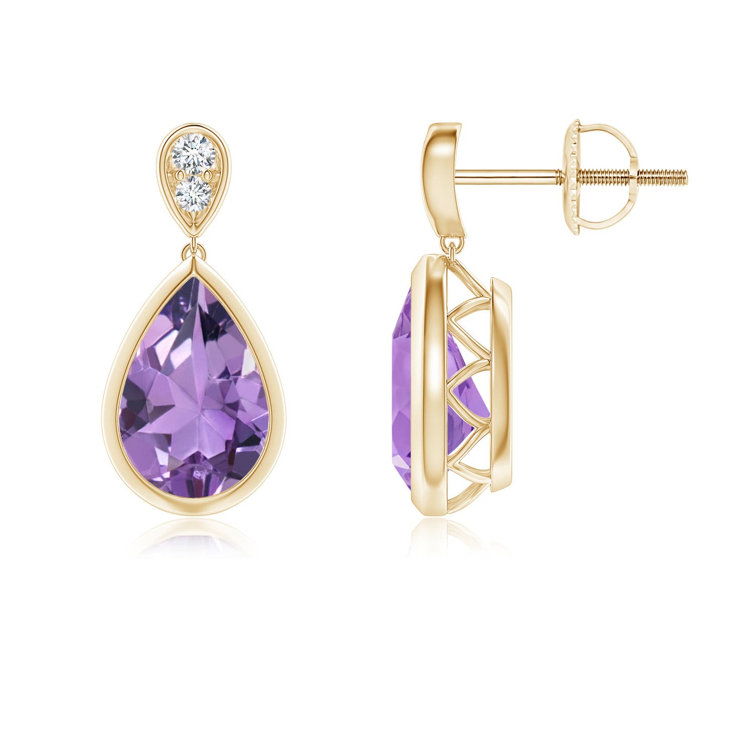 A - Amethyst / 2.17 CT / 14 KT Yellow Gold