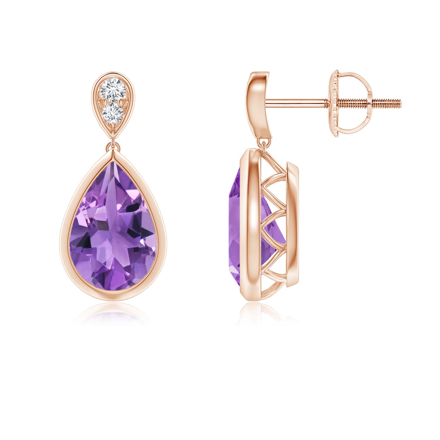 AA - Amethyst / 2.17 CT / 14 KT Rose Gold