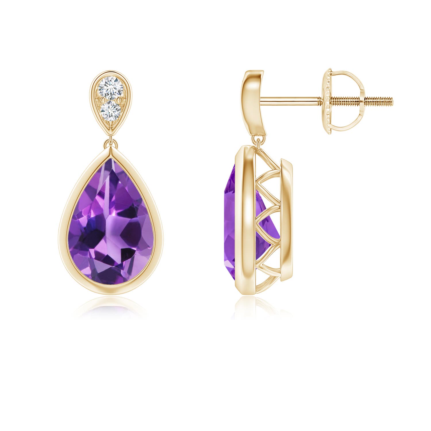 AAA - Amethyst / 2.17 CT / 14 KT Yellow Gold