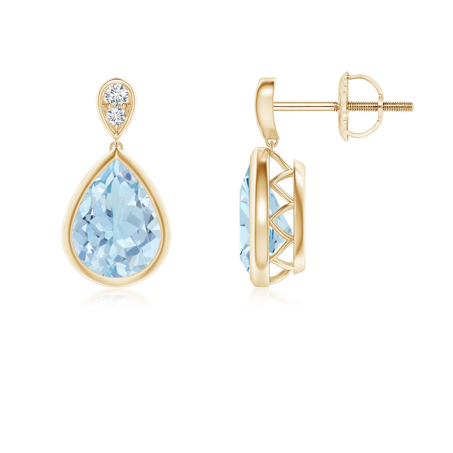 AA - Aquamarine / 1.74 CT / 14 KT Yellow Gold