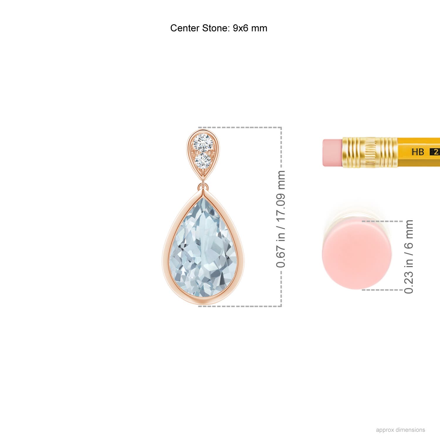 A - Aquamarine / 2.31 CT / 14 KT Rose Gold