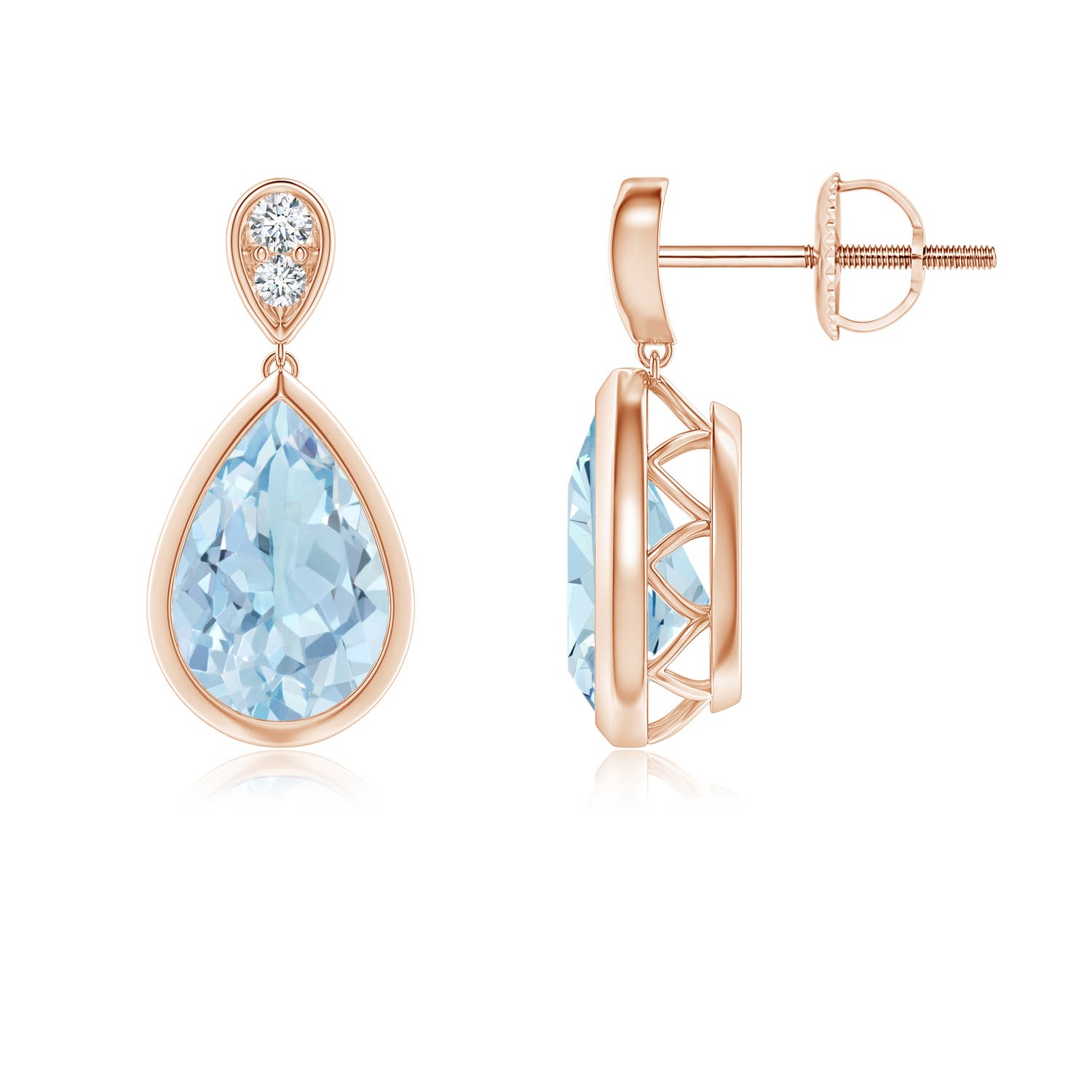 AA - Aquamarine / 2.31 CT / 14 KT Rose Gold