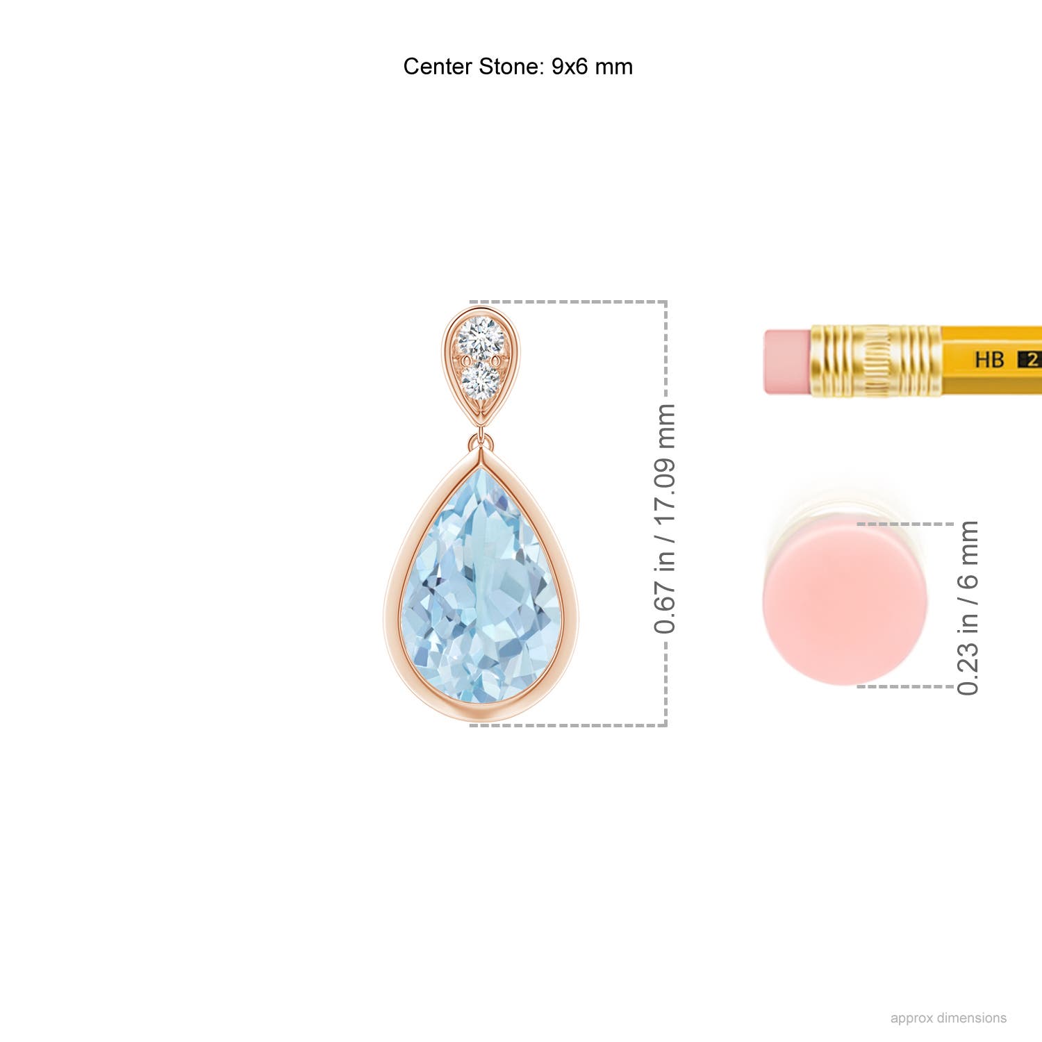 AA - Aquamarine / 2.31 CT / 14 KT Rose Gold