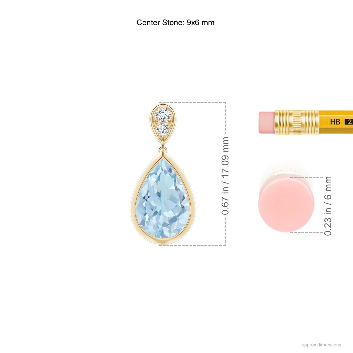 AA - Aquamarine / 2.31 CT / 14 KT Yellow Gold