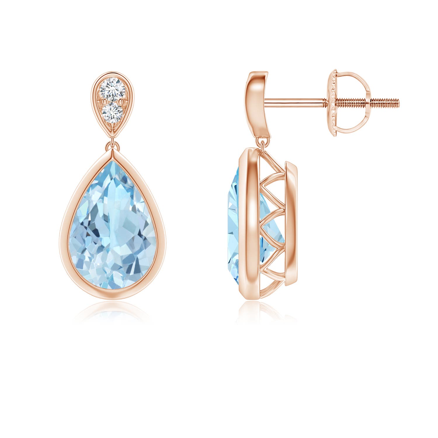 AAA - Aquamarine / 2.31 CT / 14 KT Rose Gold