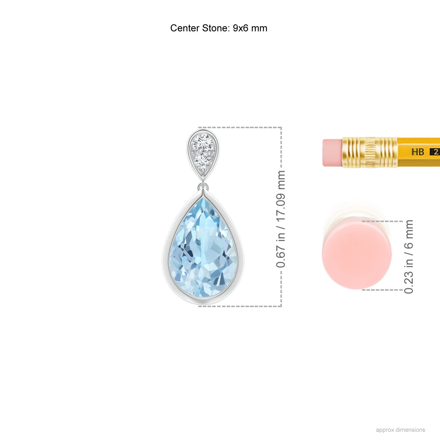 AAA - Aquamarine / 2.31 CT / 14 KT White Gold