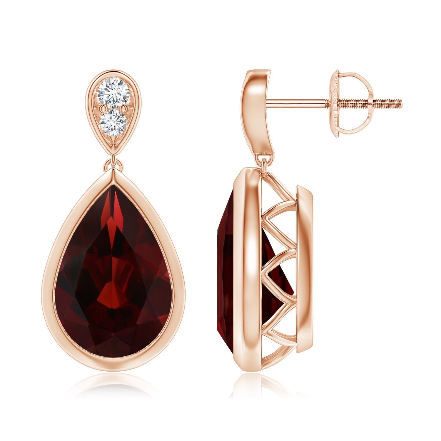 AA - Garnet / 7.11 CT / 14 KT Rose Gold