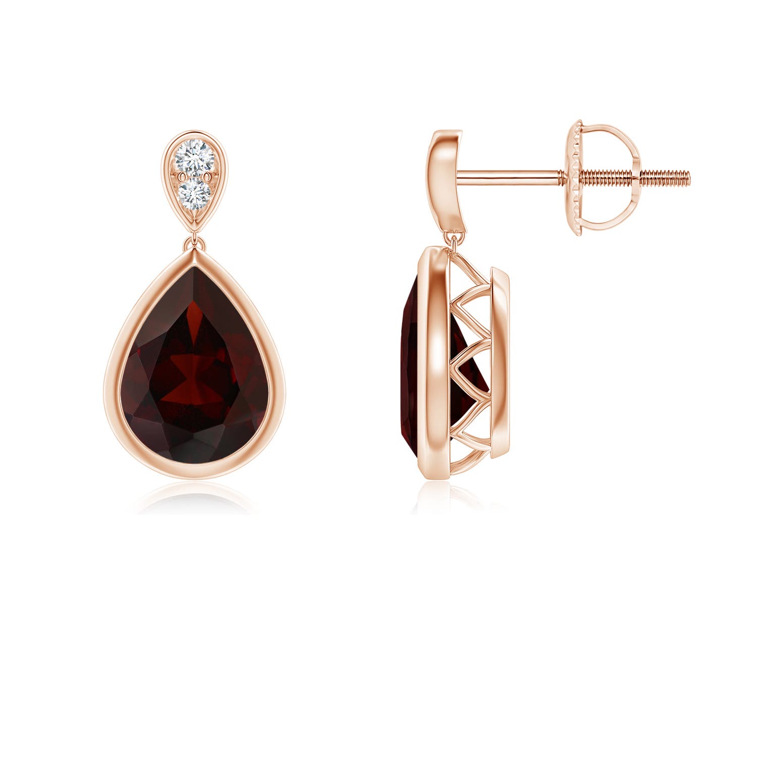 A - Garnet / 2.64 CT / 14 KT Rose Gold