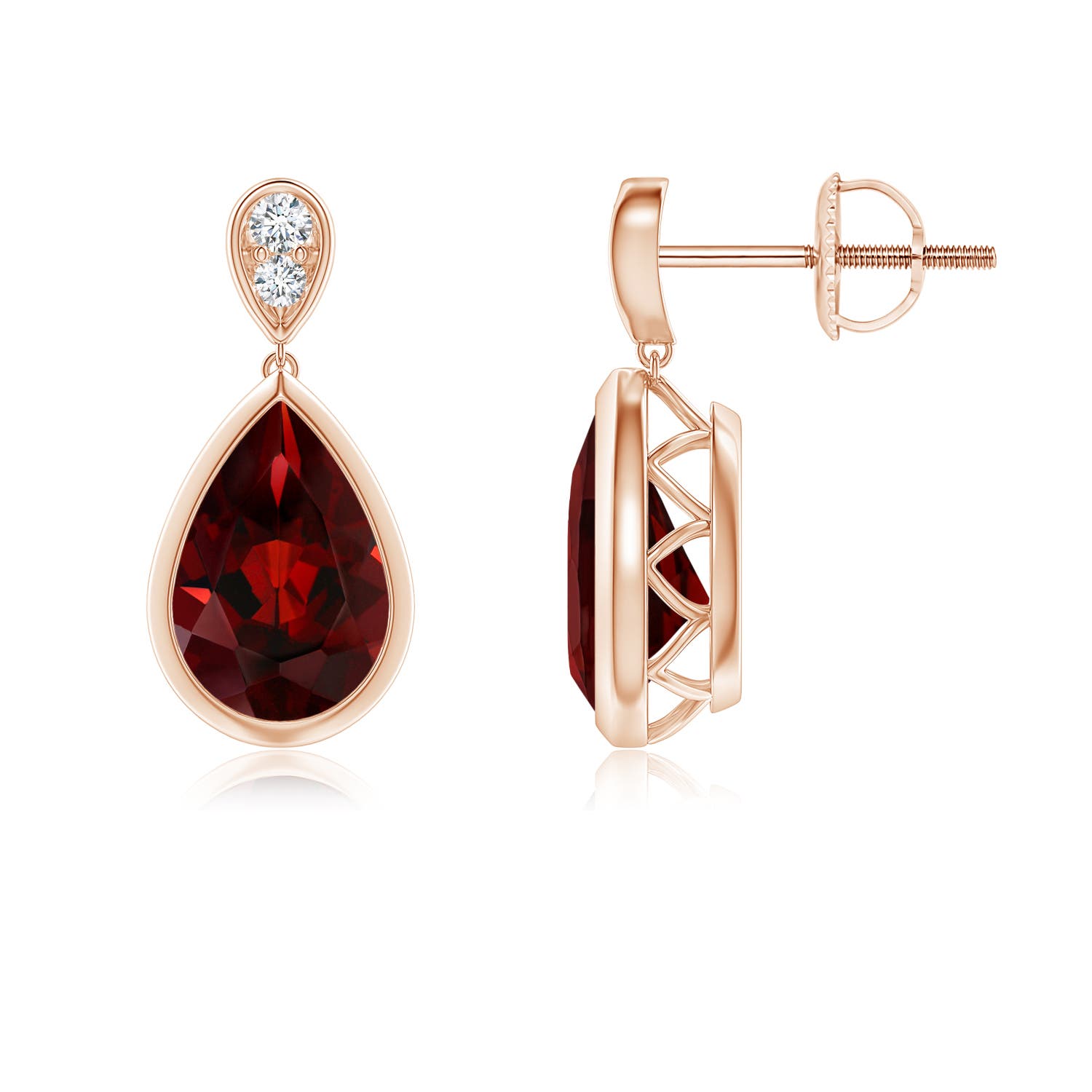 AAA - Garnet / 3.07 CT / 14 KT Rose Gold