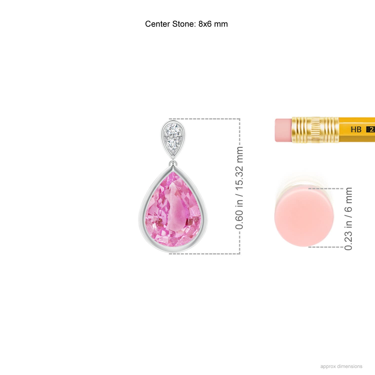 A - Pink Sapphire / 2.54 CT / 14 KT White Gold