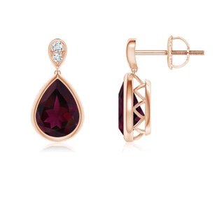 Pear A Rhodolite Garnet