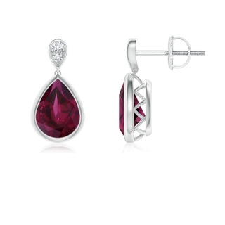 Pear AAA Rhodolite Garnet