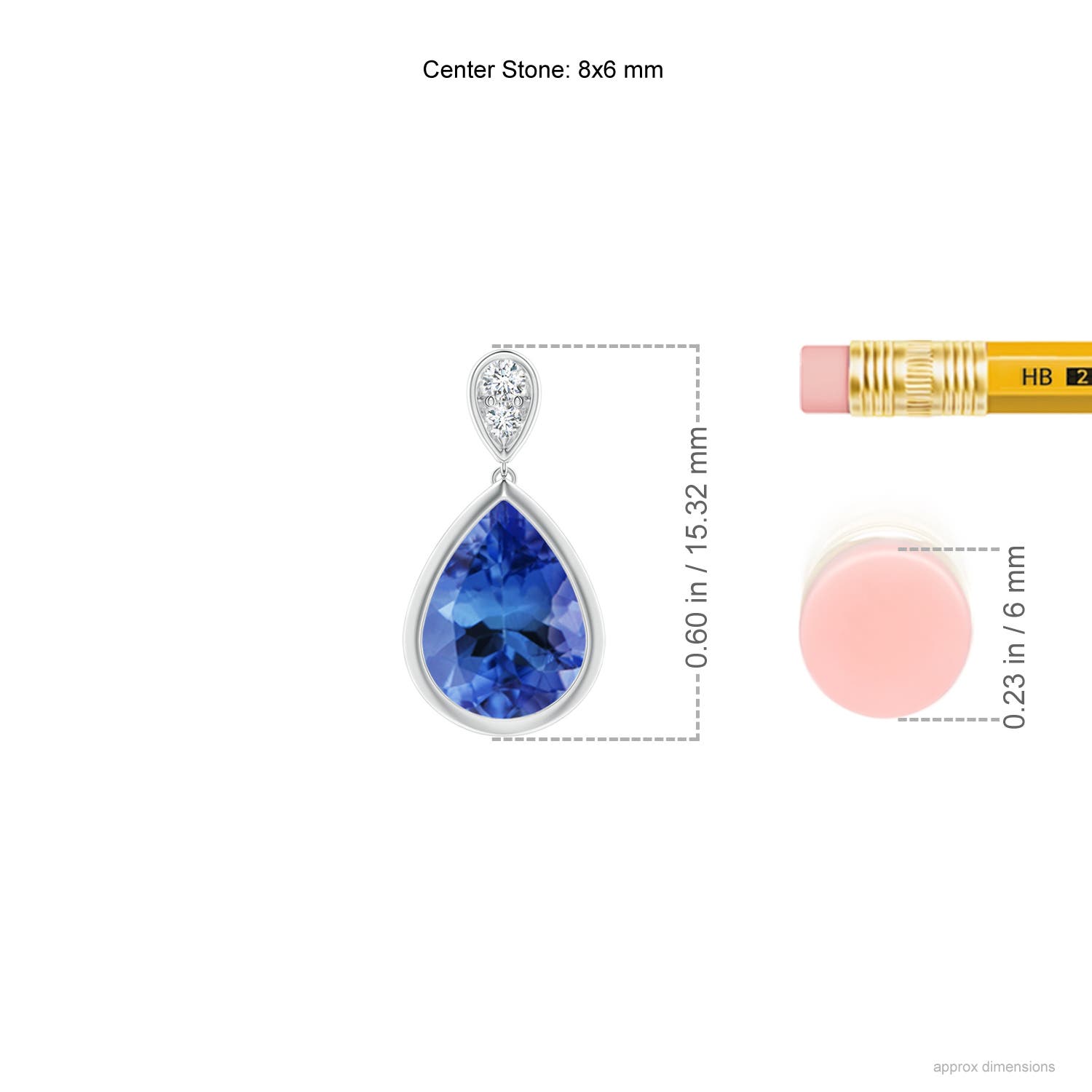 AA - Tanzanite / 2.24 CT / 14 KT White Gold