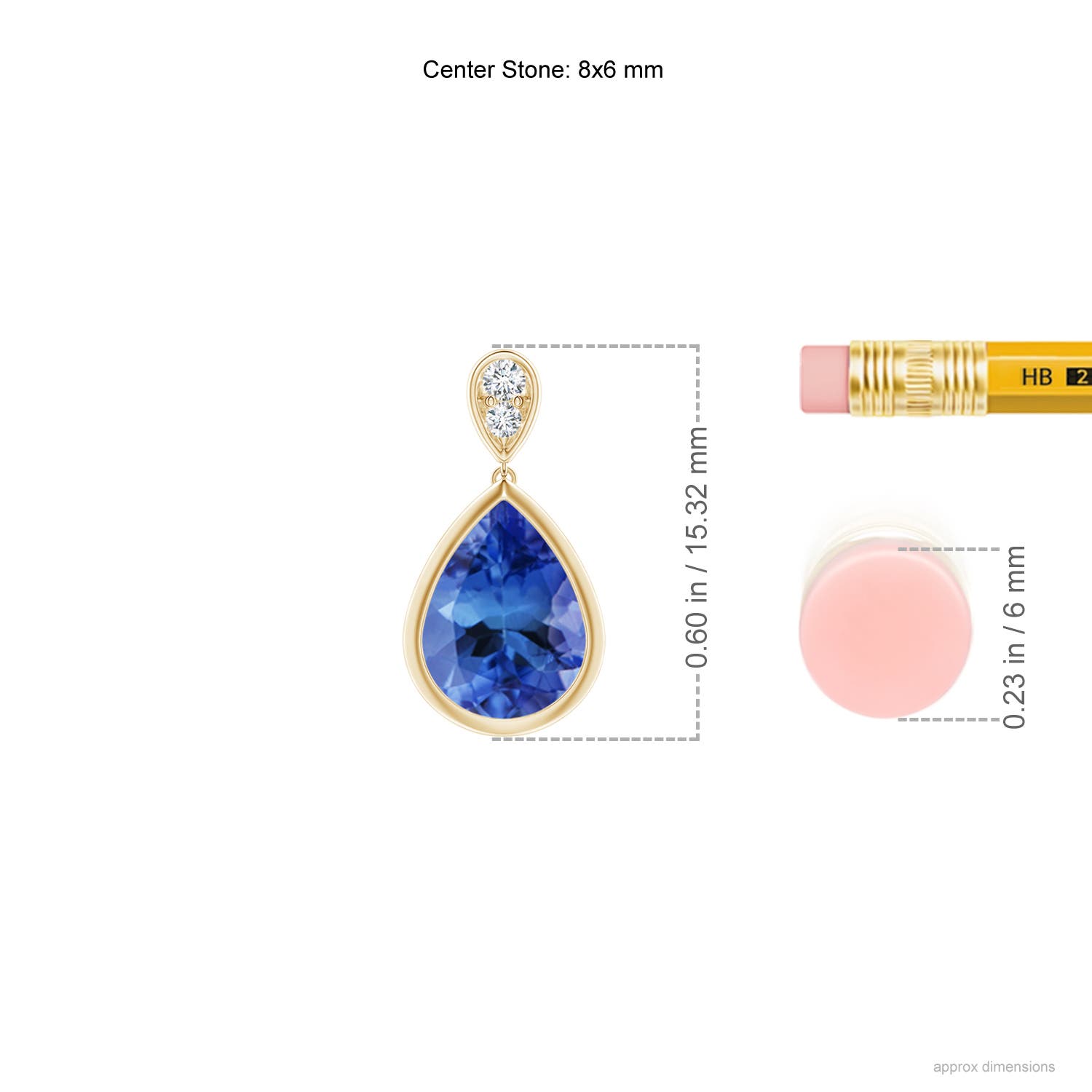 AA - Tanzanite / 2.24 CT / 14 KT Yellow Gold