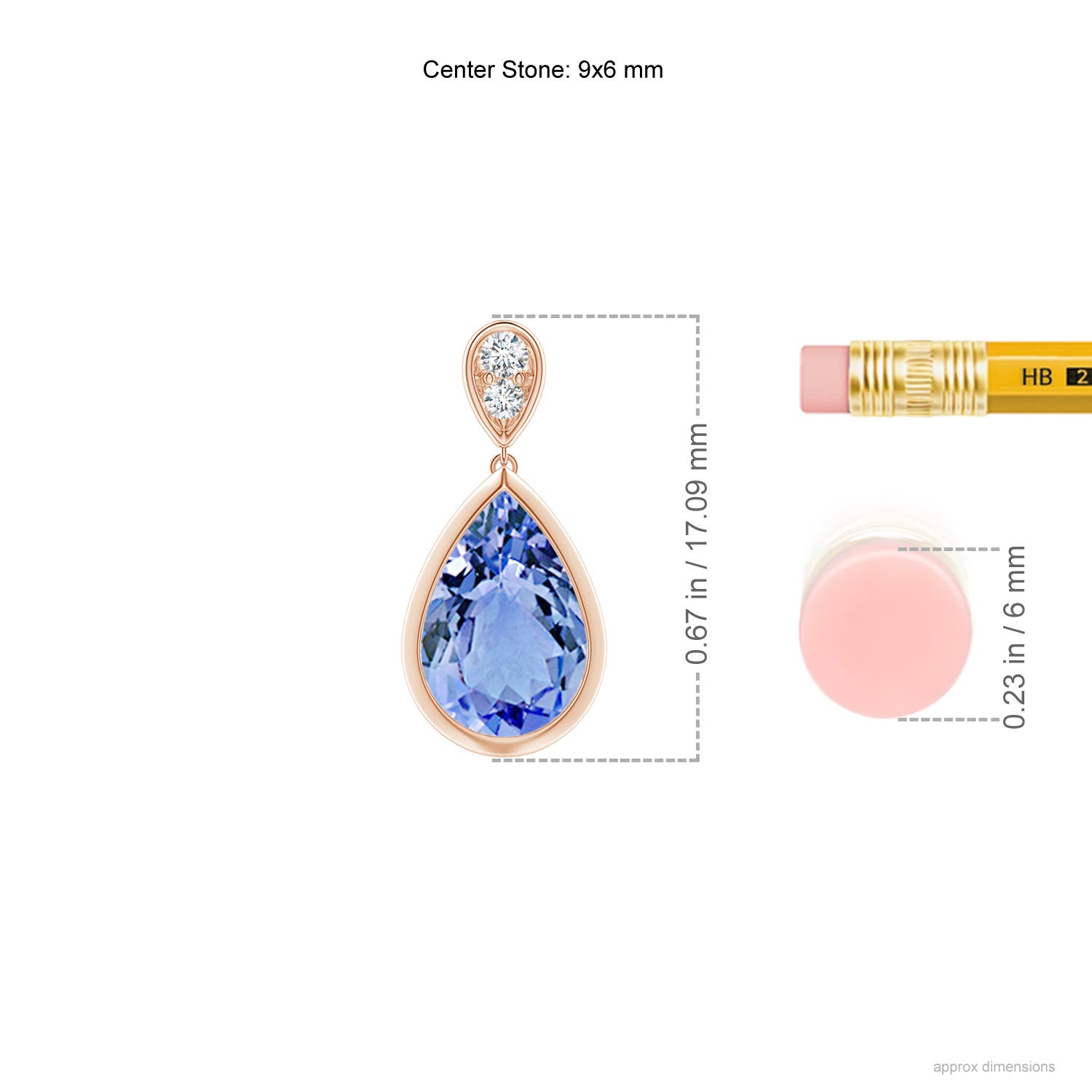 A - Tanzanite / 2.67 CT / 14 KT Rose Gold