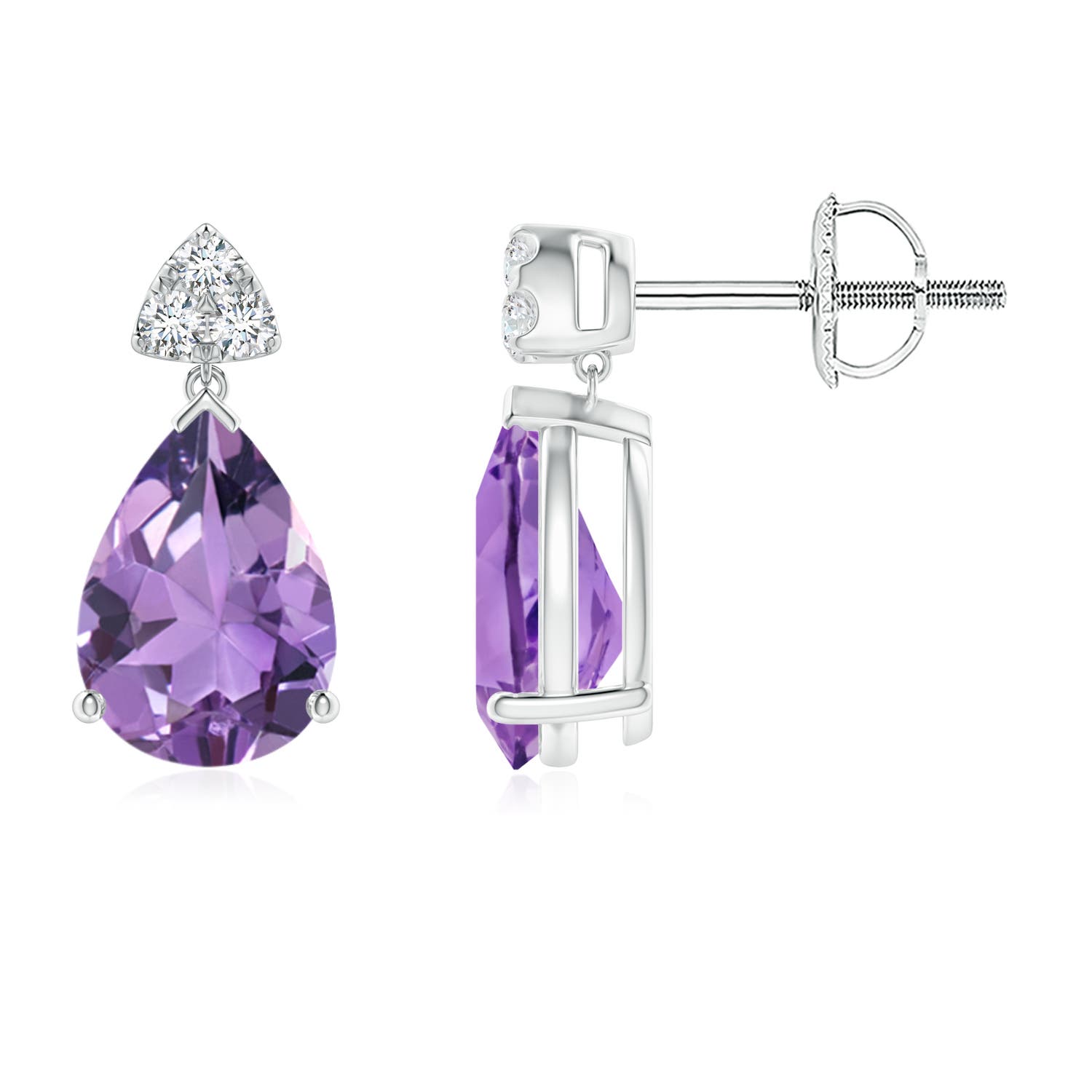 A - Amethyst / 2.06 CT / 14 KT White Gold