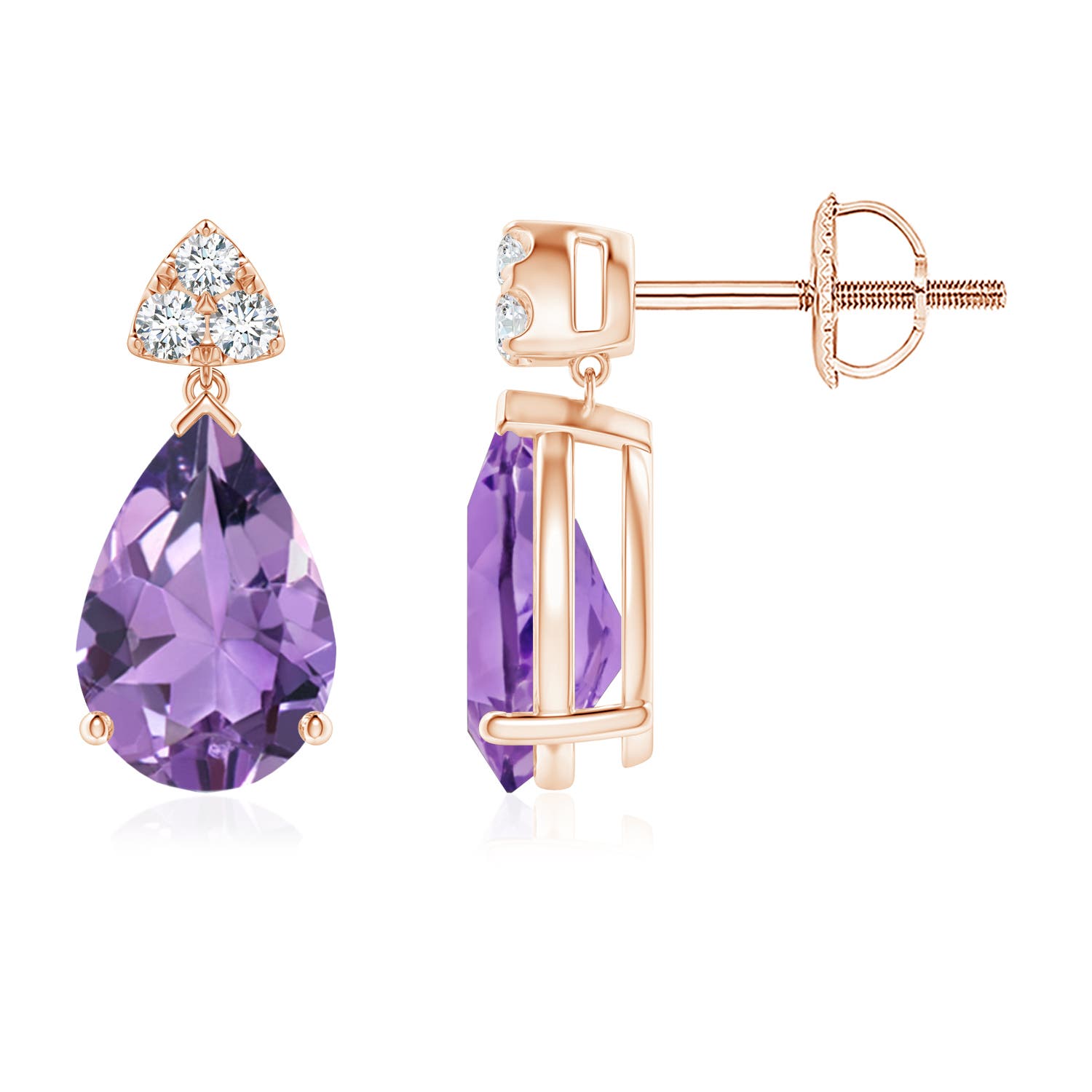 A - Amethyst / 2.17 CT / 14 KT Rose Gold